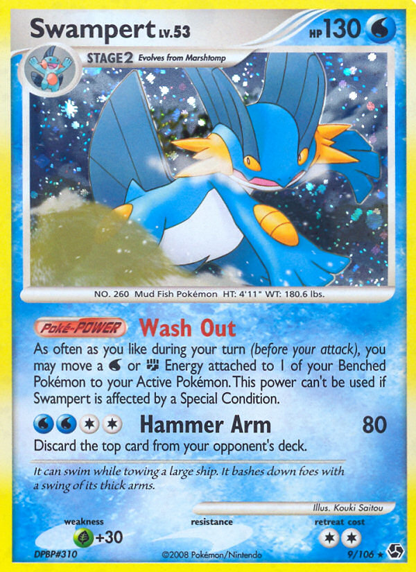 Swampert/106 - Great Encounters Holofoil