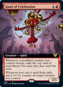 Kami of Celebration (Extended Art) (NEC-059) - Neon Dynasty Commander: (Extended Art)