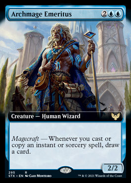 Archmage Emeritus (Extended Art) (STX-295) - Strixhaven: School of Mages: (Extended Art)
