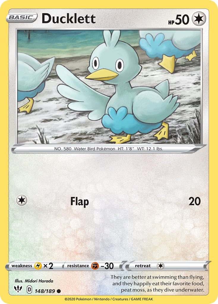 Ducklett 148/189 - SWSH03 Darkness Ablaze