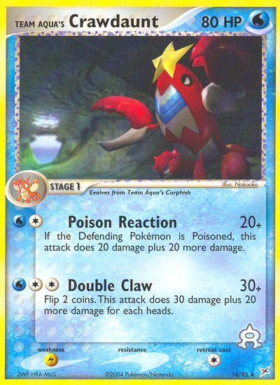 Team Aqua's Crawdaunt - 14/95/95 - Team Magma vs Team Aqua