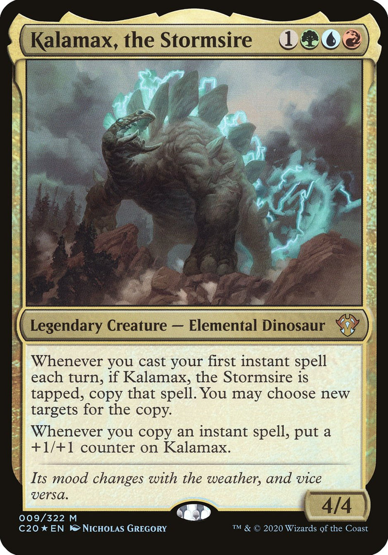 Kalamax, the Stormsire (Commander 2020) (OVER-009) - Commander 2020 Oversized Foil