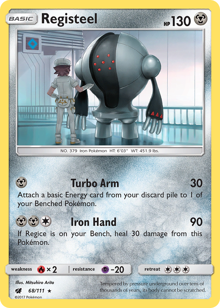 Registeel 68/111 - SM  Crimson Invasion