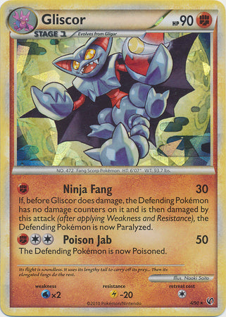 Gliscor - 4/90 (Cracked Ice Holo) - Blister Exclusives Holofoil
