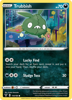 Trubbish 110/185 - SWSH04 Vivid Voltage