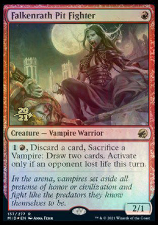 Falkenrath Pit Fighter (PRE-137) - Innistrad: Midnight Hunt Promos Foil