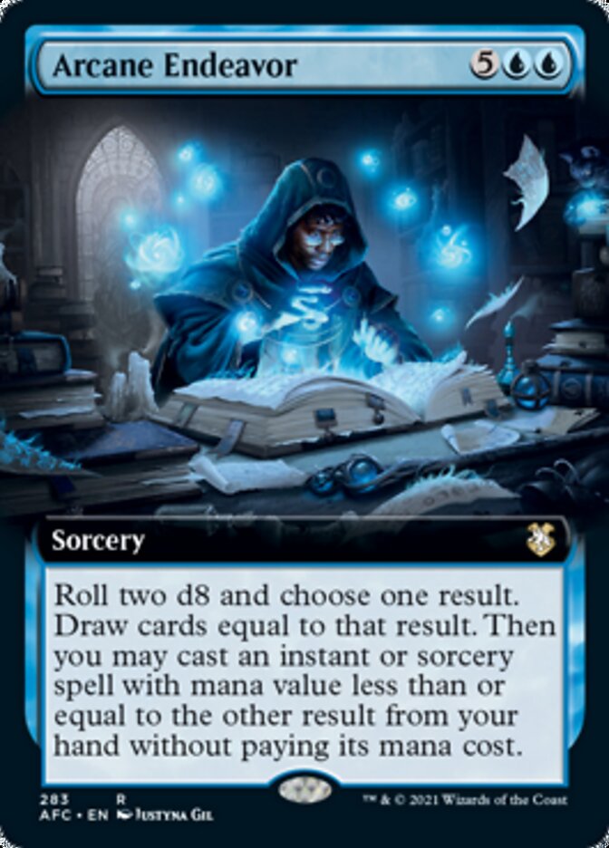 Arcane Endeavor (Extended Art) (AFC-283) - Forgotten Realms Commander: (Extended Art)