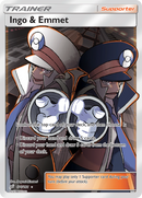 Ingo & Emmet (Full Art)/181 - SM  Team Up Holofoil