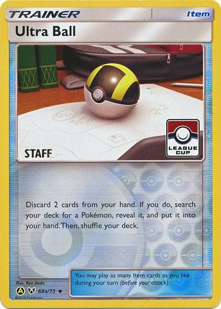 Ultra Ball - 68a/73 (League Cup) [Staff] - League & Championship Cards Reverse Holofoil