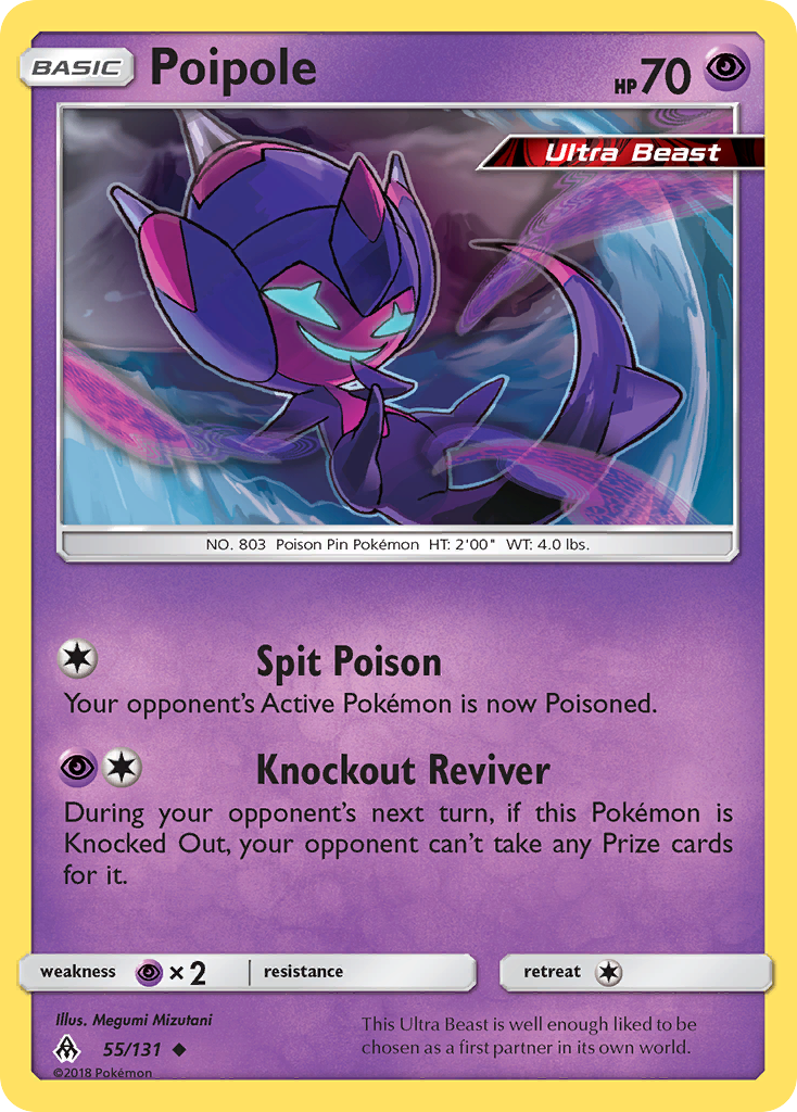 Poipole 55/131 - SM  Forbidden Light