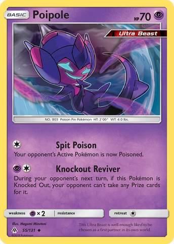 Poipole 55/131 - SM  Forbidden Light