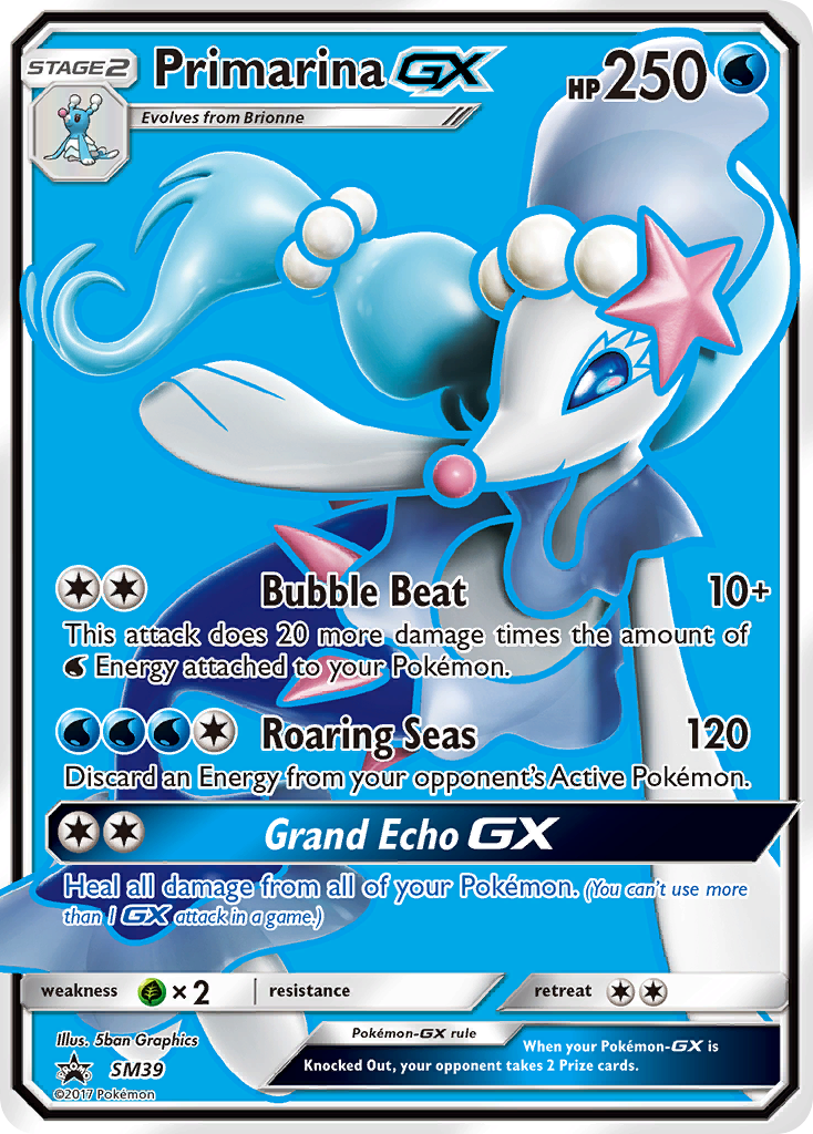 Primarina GX - SM39/248 - SM Promos Holofoil