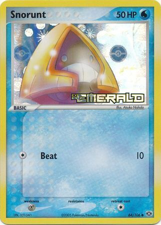 Snorunt/106 - Emerald Reverse Holofoil