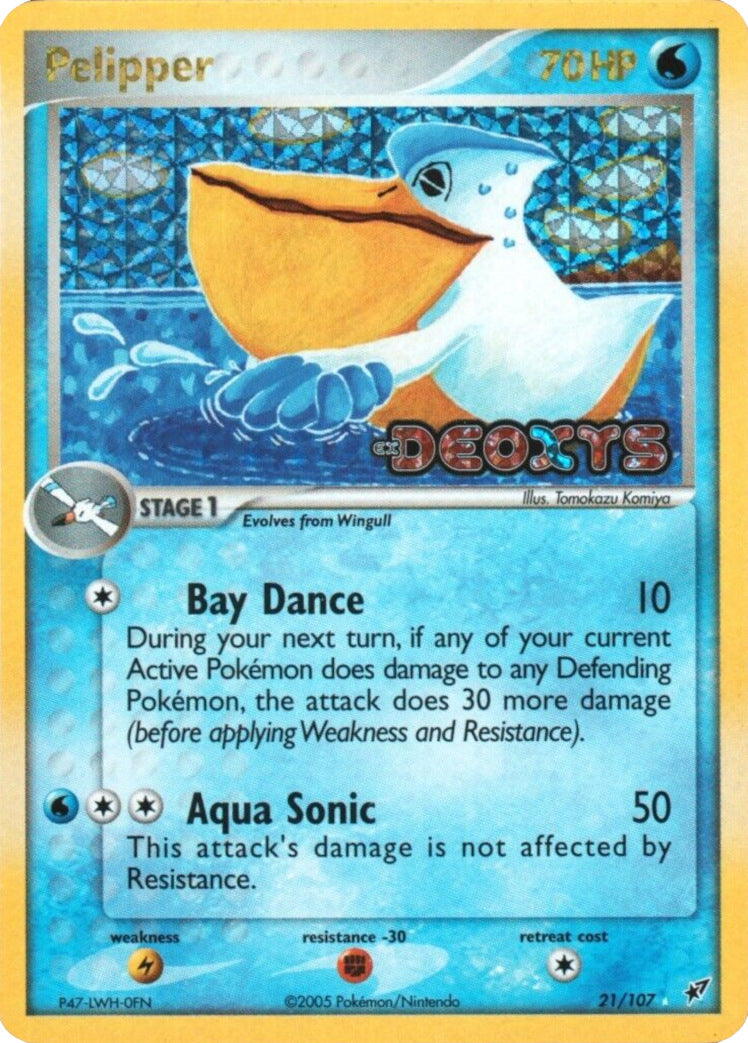 Pelipper/107 - Deoxys Reverse Holofoil