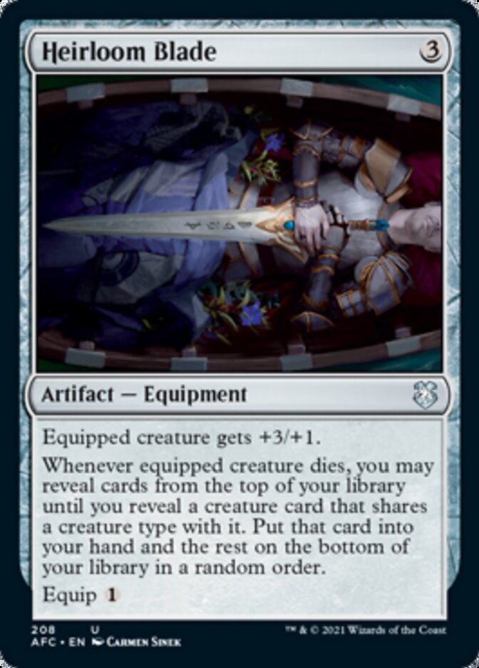 Heirloom Blade (AFC-208) - Forgotten Realms Commander