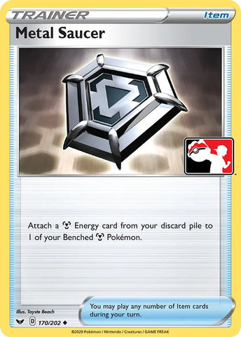 Metal Saucer - Prize Pack Series Cards