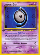 Unown [D] 47/75 - Neo Discovery 1st Edition