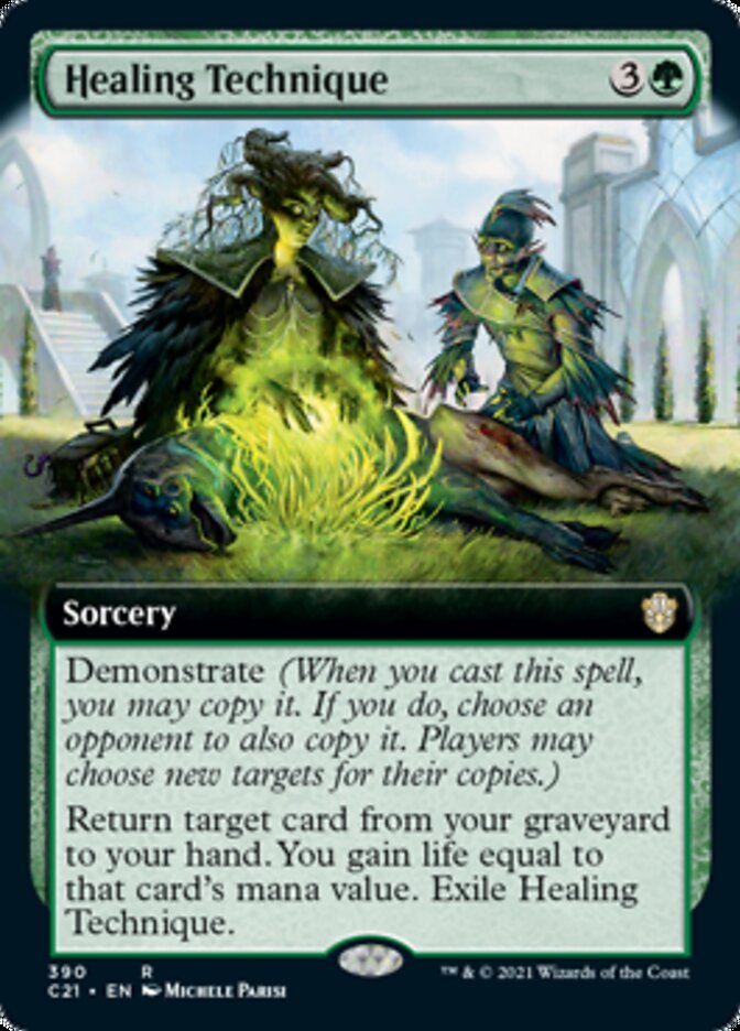 Healing Technique (Extended Art) (C21-390) - Commander 2021: (Extended Art)
