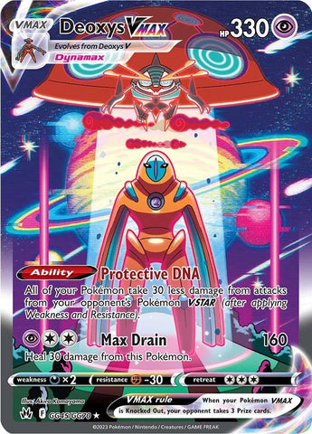 Deoxys VMAX GG45/70 - SWSH Crown Zenith Galarian Gallery Holofoil