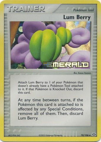 Lum Berry/106 - Emerald Reverse Holofoil