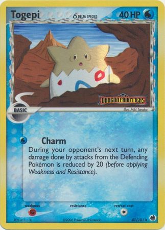Togepi (Delta Species)/101 - Dragon Frontiers Reverse Holofoil