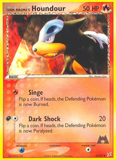 Team Magma's Houndour - 35/95/95 - Team Magma vs Team Aqua
