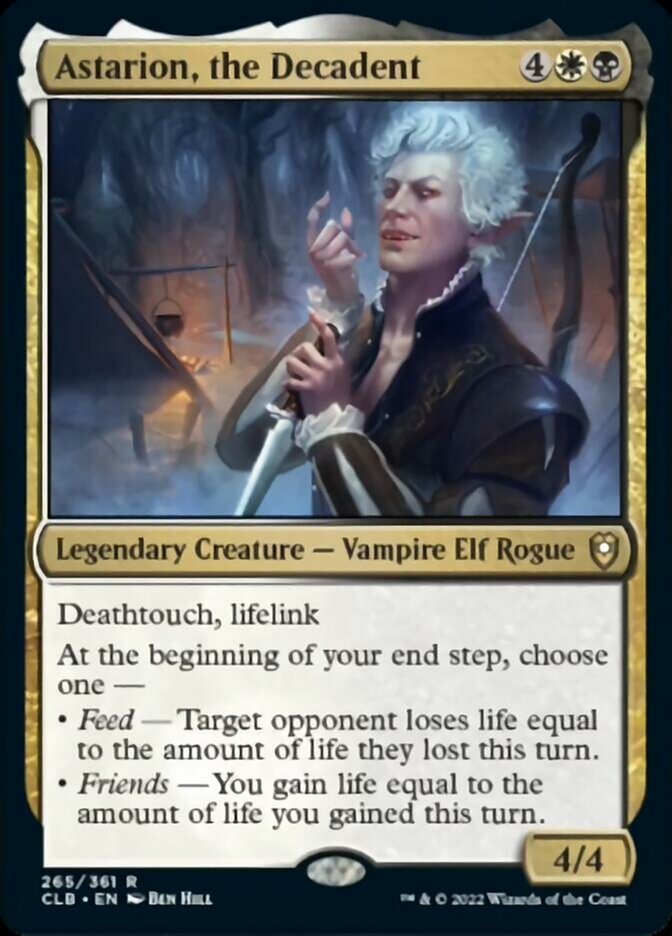 Astarion, the Decadent (CLB-265) - Commander Legends: Battle for Baldur's Gate