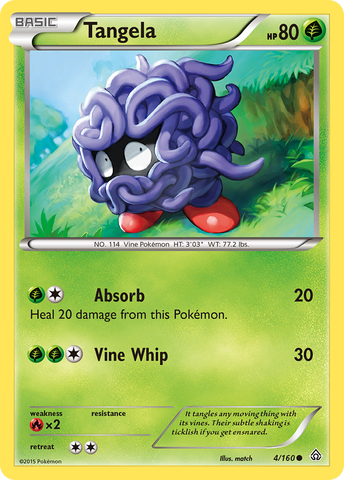 Tangela/160 - XY  Primal Clash