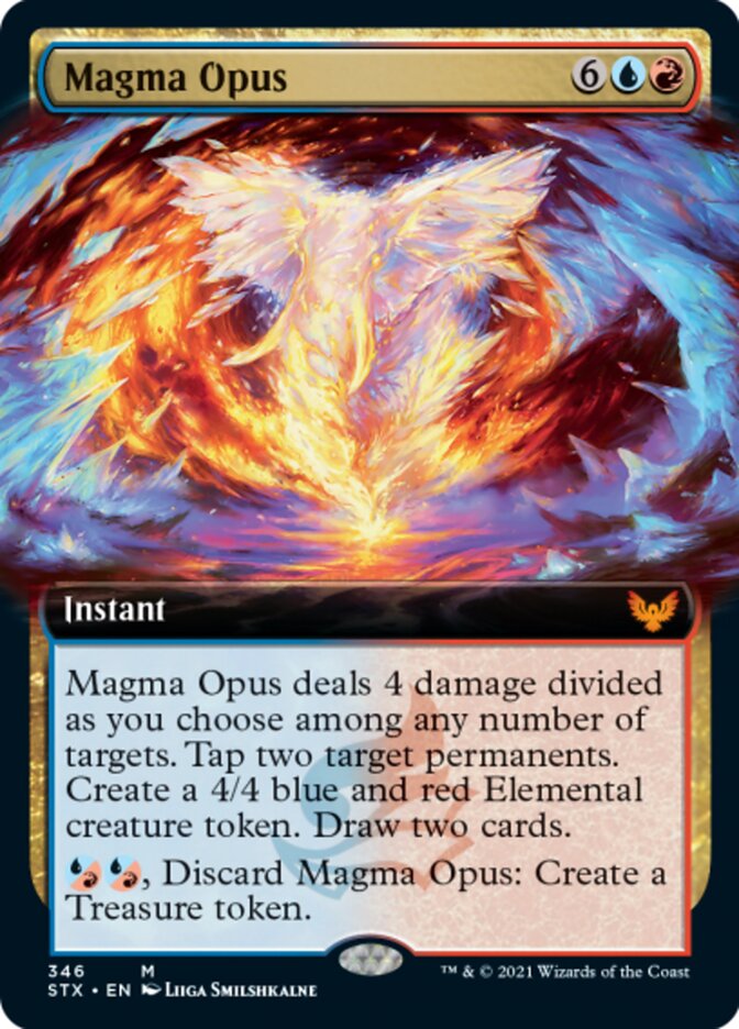 Magma Opus (Extended Art) (STX-346) - Strixhaven: School of Mages: (Extended Art)