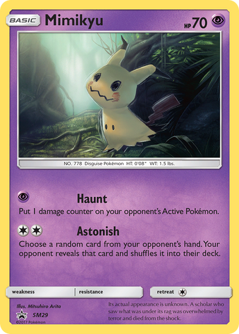 Mimikyu - SM29 SM29/248 - SM Promos Holofoil