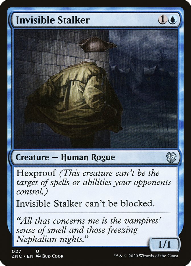 Invisible Stalker (ZNC-027) - Zendikar Rising Commander