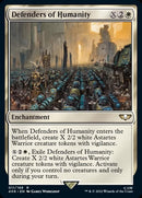 Defenders of Humanity (Surge Foil) (40K-011) - Warhammer 40,000 Commander Foil