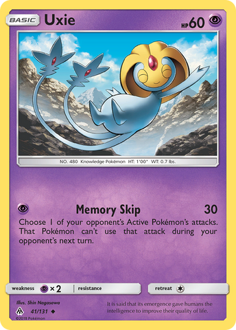Uxie 41/131 - SM  Forbidden Light
