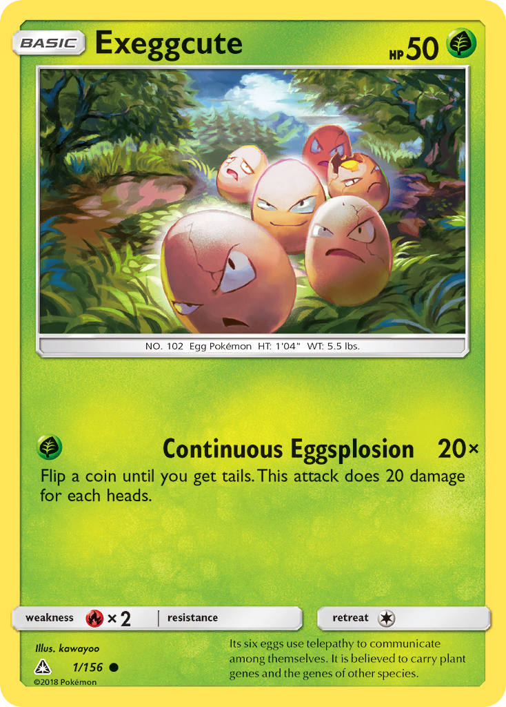 Exeggcute 1/156 - SM  Ultra Prism