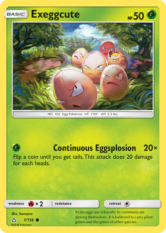 Exeggcute 1/156 - SM  Ultra Prism