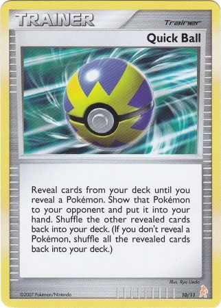 Quick Ball - DP Trainer Kit Manaphy & Lucario