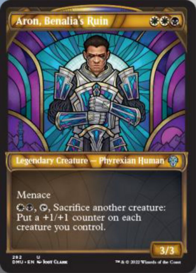 Aron, Benalia's Ruin (Showcase) (DMU-292) - Dominaria United: (Showcase)