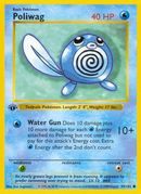 Poliwag - 59/102 - 1st Edition Base Set Shadowless - Common