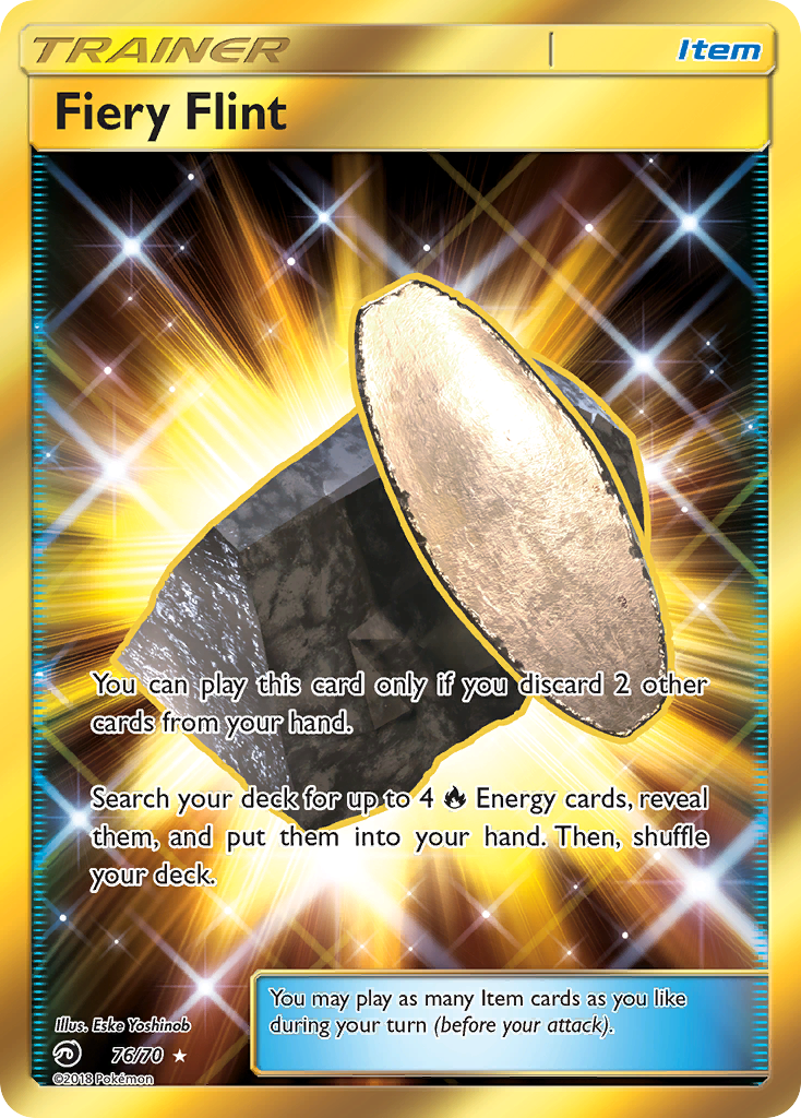 Fiery Flint (Secret)/70 - Dragon Majesty Holofoil