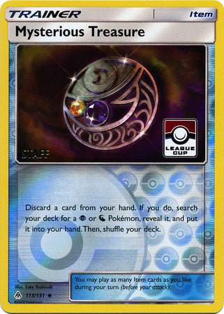 Mysterious Treasure - 113/131 (League Cup) [Staff] - League & Championship Cards Reverse Holofoil