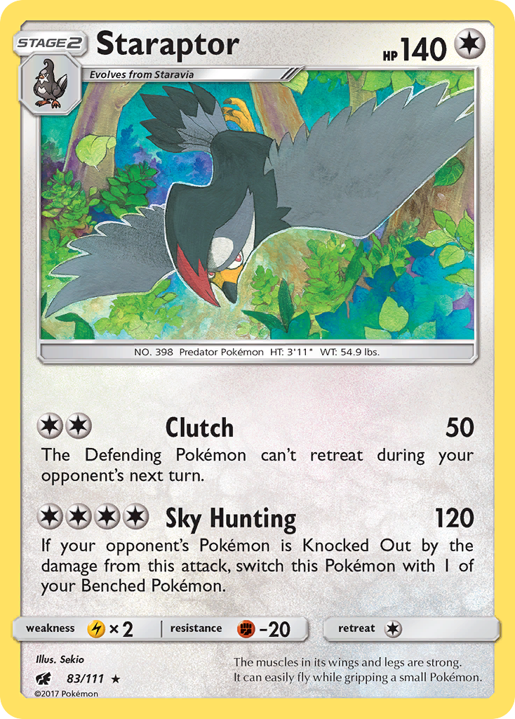 Staraptor/111 - SM  Crimson Invasion