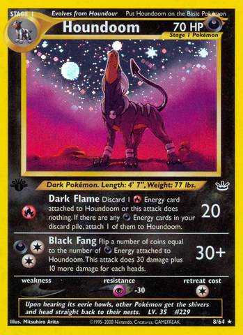 Houndoom/64 - Neo Revelation 1st Edition Holofoil