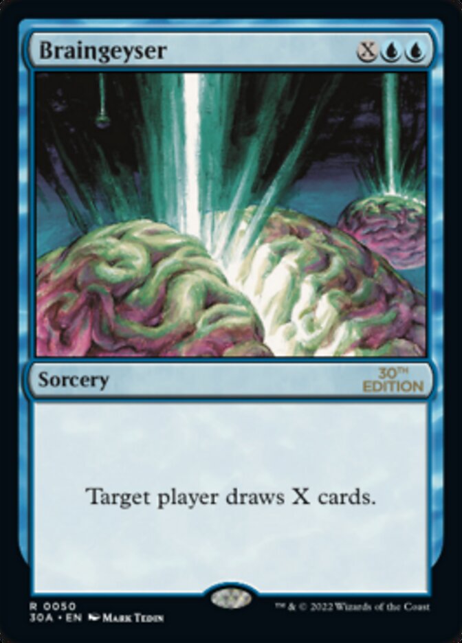 マジック：ザ・ギャザリング Braingeyser mtg 30th anniversary edition Braingeyser [30th Anniversary Edition]