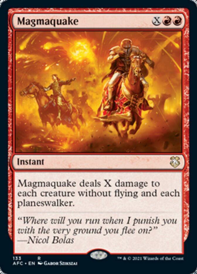 Magmaquake (AFC-133) - Forgotten Realms Commander