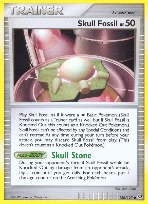 Skull Fossil/127 - Platinum