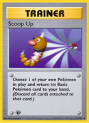 Scoop Up - 78/102 - 1st Edition Base Set Shadowless - Rare