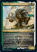 Hamza, Guardian of Arashin (Foil Etched) (CMR-598) - Commander Legends Foil