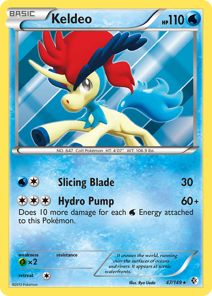 Keldeo (47)/149 - Boundaries Crossed Holofoil
