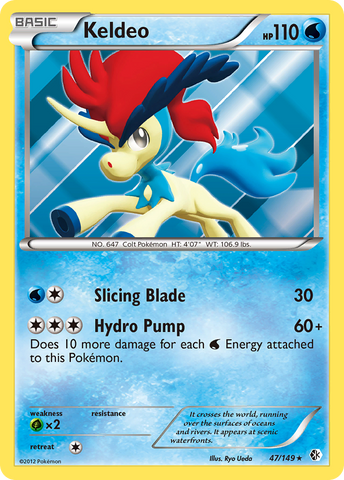 Keldeo (47)/149 - Boundaries Crossed Holofoil