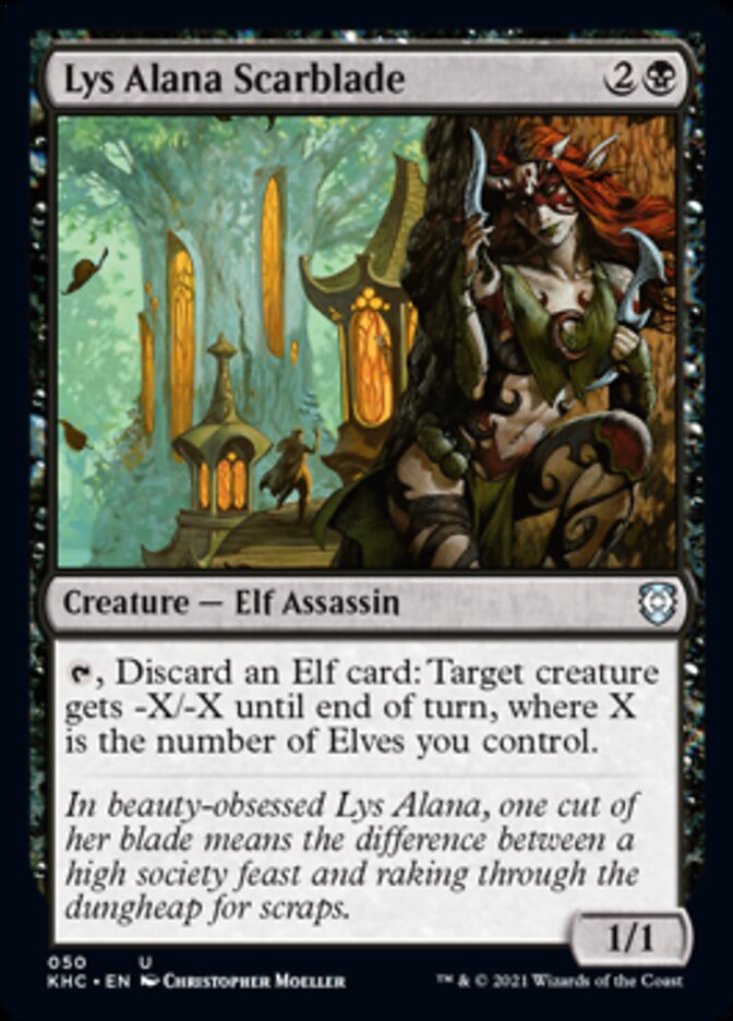 Lys Alana Scarblade (KHC-050) - Kaldheim Commander